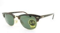 Ray-Ban RB2156 New Clubmaster Sunglasses 49 mm, Non-Polarized, Havana/G-15