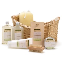 Lemongrass Eucalyptus Bath Body Lotion Scrub Spa Set