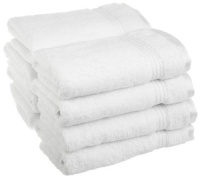 Superior Egyptian Cotton  8 Piece Hand Towel Set, White