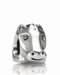 This sterling silver PANDORA horse charm exudes equine elegance.