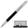 Parker IM Premium Custom Black Chrome CT Medium Nib Fountain Pen