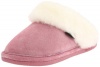 Old Friend Women's Ladies Scuff Wide,Pink With Natural Fleece,X-Large (9.5-10.5 M US)