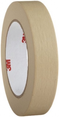 3M General Purpose Masking Tape 203 Beige, 24 mm x 55 m