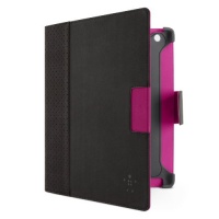 Belkin Cinema Dot Folio Case / Cover with Stand for the New Apple iPad with Retina Display (4th Generation) & iPad 3 and iPad 2 (Black/Purple)