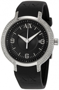 Armani Exchange Black Out Diamond Ladies Watch 5060