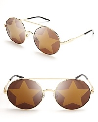 Elevate your style to rock-star status with these retro, star motif aviators from WILDFOX.