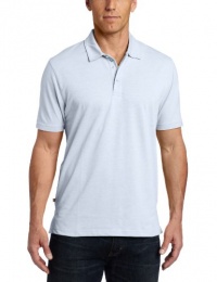 Hawke & Co Men's Heather Solid Pique Polo Shirt