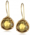 Coralia Leets Jewelry Design Riviera Collection Mini French Wire Prong Earrings Citrine