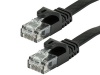 Monoprice 100FT 30AWG Cat5e 350MHz UTP Flat Ethernet Bare Copper Network Cable - Black