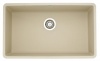 Blanco 441299 Précis Super Single Bowl Sink, Biscotti