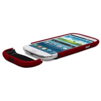 GreatShield iSlide Slim-Fit PolyCarbonate Hard Case for Samsung Galaxy S3 S III (Red)