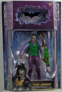 Batman Dark Knight Movie Master Exclusive Deluxe Action Figure Joker with Missile Launcher