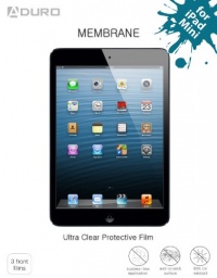 Aduro MEMBRANE Ultra Clear (Invisible) Screen Protector for Apple iPad Mini (3 Front) Retail Packaging