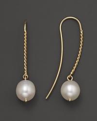 Freshwater pearls add rich luster to 14K yellow gold.