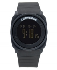 Inspired by the world of sport, this digital watch from Converse's Full Court collection has come to play.