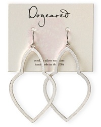 Sweet and oh so simple drop earrings from Dogeared are the ultimate wardrobe staple, cast in plated sterling silver.