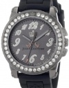 Juicy Couture Women's 1900794 Pedigree Black Jelly Strap Watch