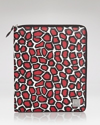 Want to get spotted? This DIANE von FURSTENBERG iPad sleeve makes a case for look-at-me tech-accessories, splashed in a bold print.