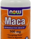 NOW Foods Maca 500mg, 100 Capsules