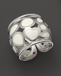 Bold sterling silver ring by Roberto Coin.