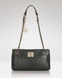 DKNY Convertible Clutch - Croco