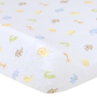 Gerber 100% Cotton Safari Bassinet Sheet ~ Single Pack