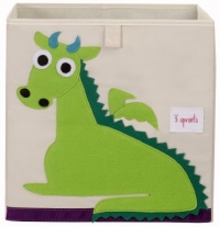 3 Sprouts Storage Box, Green Dragon