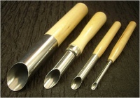 Set of Four Clay Tools- Hole Cutters