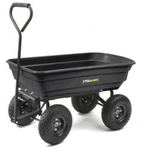 Tricam GOR200B Gorilla Carts 600-Pound Capacity Poly Dump Cart, Black