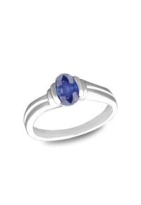 Effy Jewlery Sterling Silver Blue Sapphire Ring, .94 TCW Ring size 7