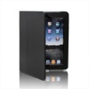 SAVEICON Black PU Folio Leather Case Cover with Built-in Stand for Apple iPad 1 1st Generation