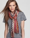 Wrap yourself in the chevron knit style Missoni made famous with this signature scarf.