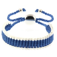 5-10 Blue String Adjustable Friendship Bracelet