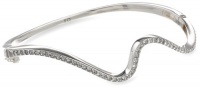 Judith Jack Fluidity Sterling Silver Swirl Bangle Bracelet, 2.7