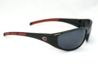 Cincinnati Reds Sunglasses Plastic Screen Printed Team Logo Rubber Team Colored Accents