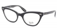 Ray Ban RX5226 Eyeglasses-2034 Black/Transparent-49mm