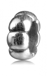 .925 Sterling Silver Charm Spacer Ring Bead Fits Pandora, Biagi, Troll, Chamilla and Many Other European Charm #EC263