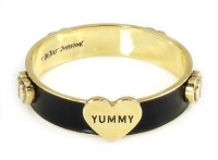 Betsey Johnson Jewelry Status Yummy Heart Bangle Bracelet New 2013