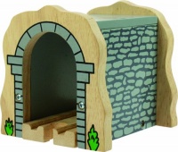 Bigjigs Wooden Expansion Train Track (Grey Stone Tunnel)