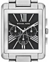 Women's Stainless Steel Square Quartz Date Chronograph