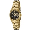 Seiko Women's SYMA40K Seiko 5 Automatic Black Dial Gold-Tone Stainless Steel Watch