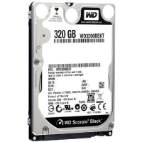 WD Black 320 GB Mobile Hard Drive: 2.5 Inch, 7200 RPM, SATA II, 16 MB Cache, 5 Year Warranty - WD3200BEKT