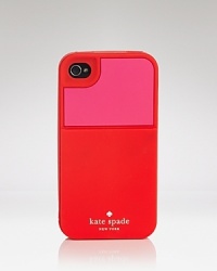 Get your gadget gallery-worthy with this kate spade new york iPhone case, primed in a punchy color blocked palette.