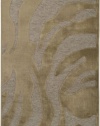 Area Rug 5x7 Rectangle Contemporary Silver-Pewter Color - Surya Basilica Rug from RugPal