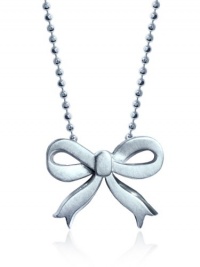 Alex Woo Little Princess Sterling Silver Bow Pendant Necklace, 16