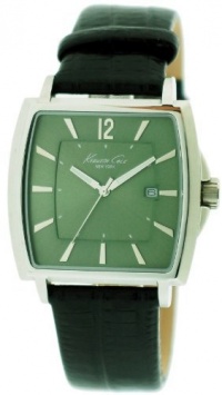 Kenneth Cole New York Leather Olive Dial Men's watch #KC1802