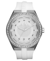 A stylish unisex watch that polishes up any casual chic ensemble, by AX Armani Exchange.