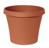 Fiskars 50006C 6-Inch Terrapot Taper Planter, Color Clay