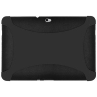 Amzer AMZ91381 Silicone Skin Jelly Case for Samsung GALAXY Tab 10.1 P7100 - Black