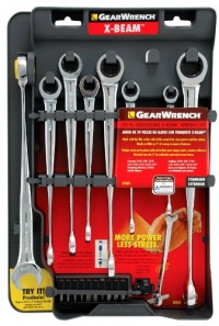 GearWrench 87329 SAE X-Beam 29-Piece Ratcheting Wrench Set